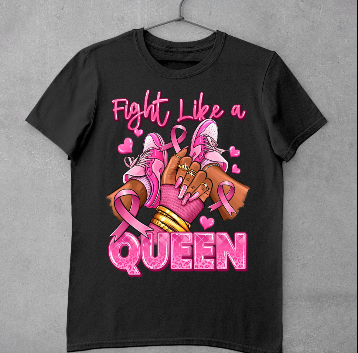 Fighting Breast Cancer Like A Queen Shirt