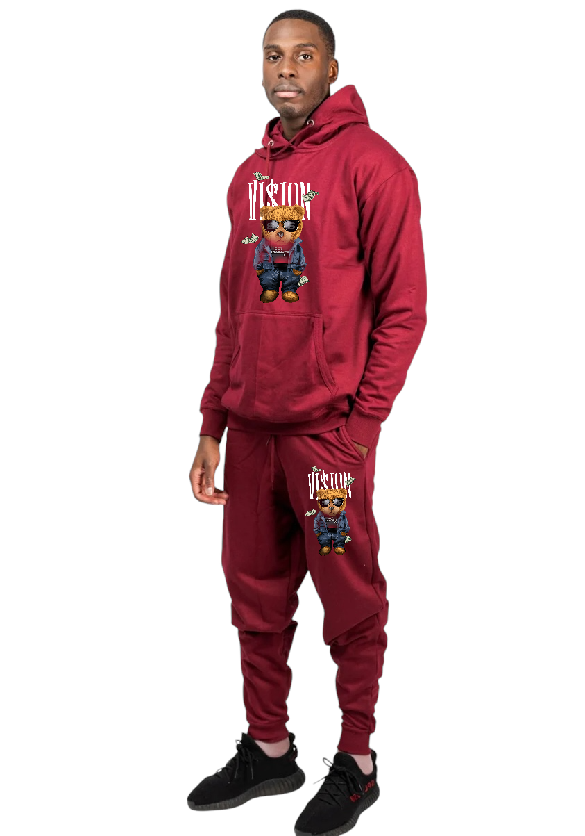 Vision Bear Hoodies Sets