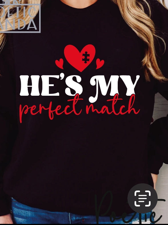 My Perfect Match Crewnecks