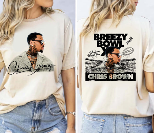 Chris Brown Tour XX Vintage Shirts