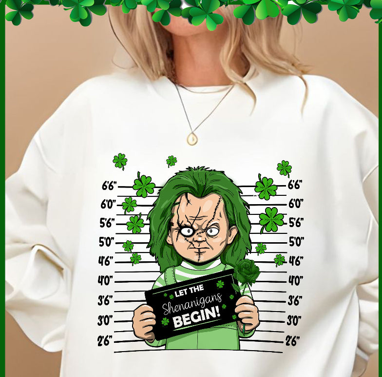 ST. Patty’s Day  Horror Villains CrewNecks