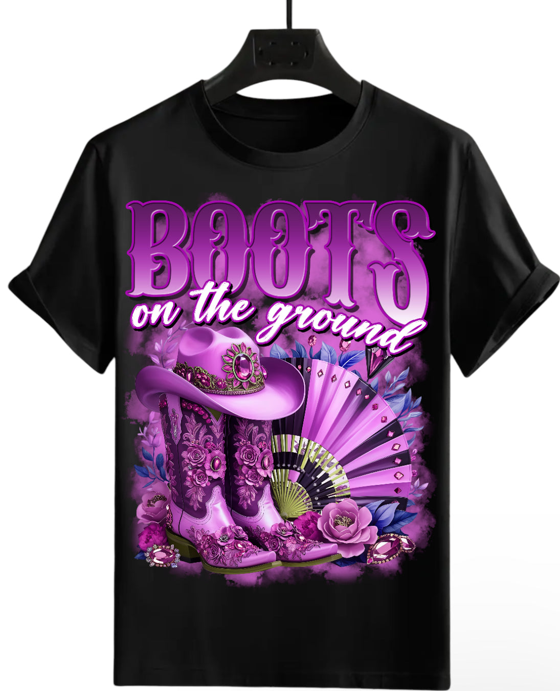 Custom Boots On The Ground Shirts