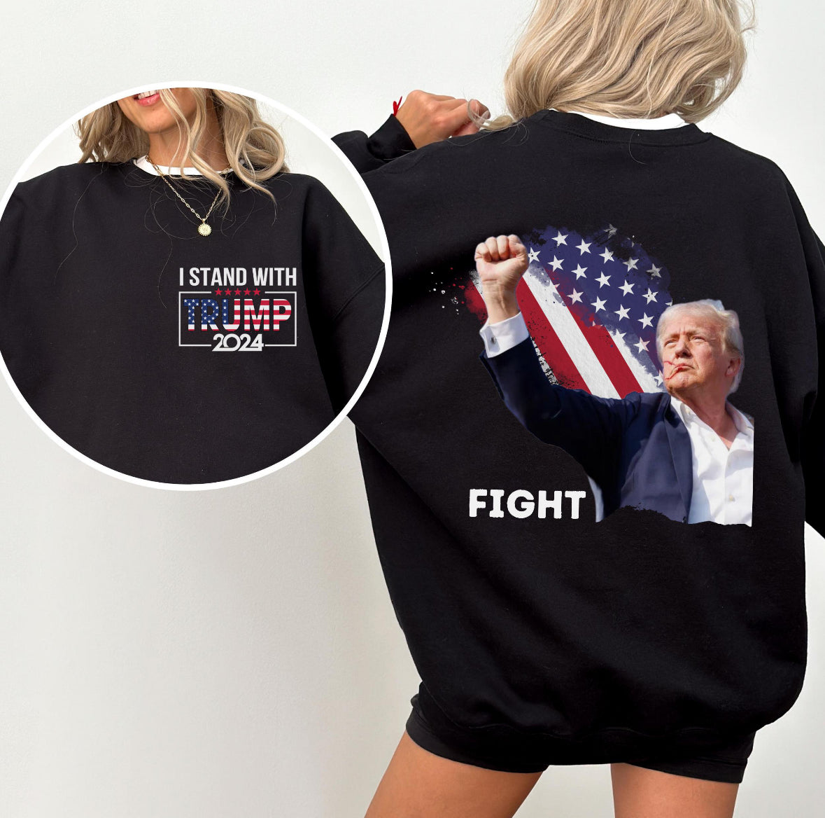 I Stand With Trump 2024 Shirt