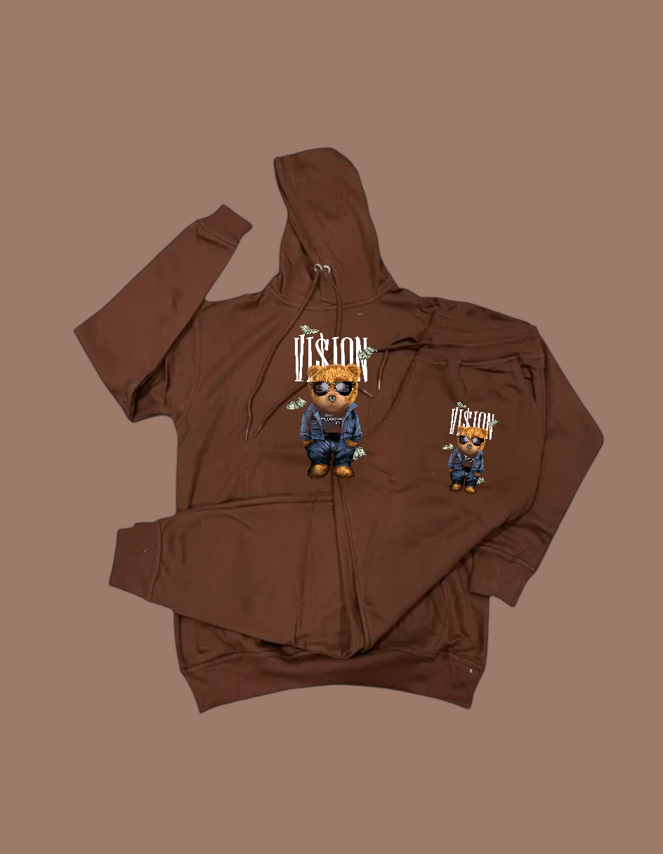 Vision Bear Hoodies Sets