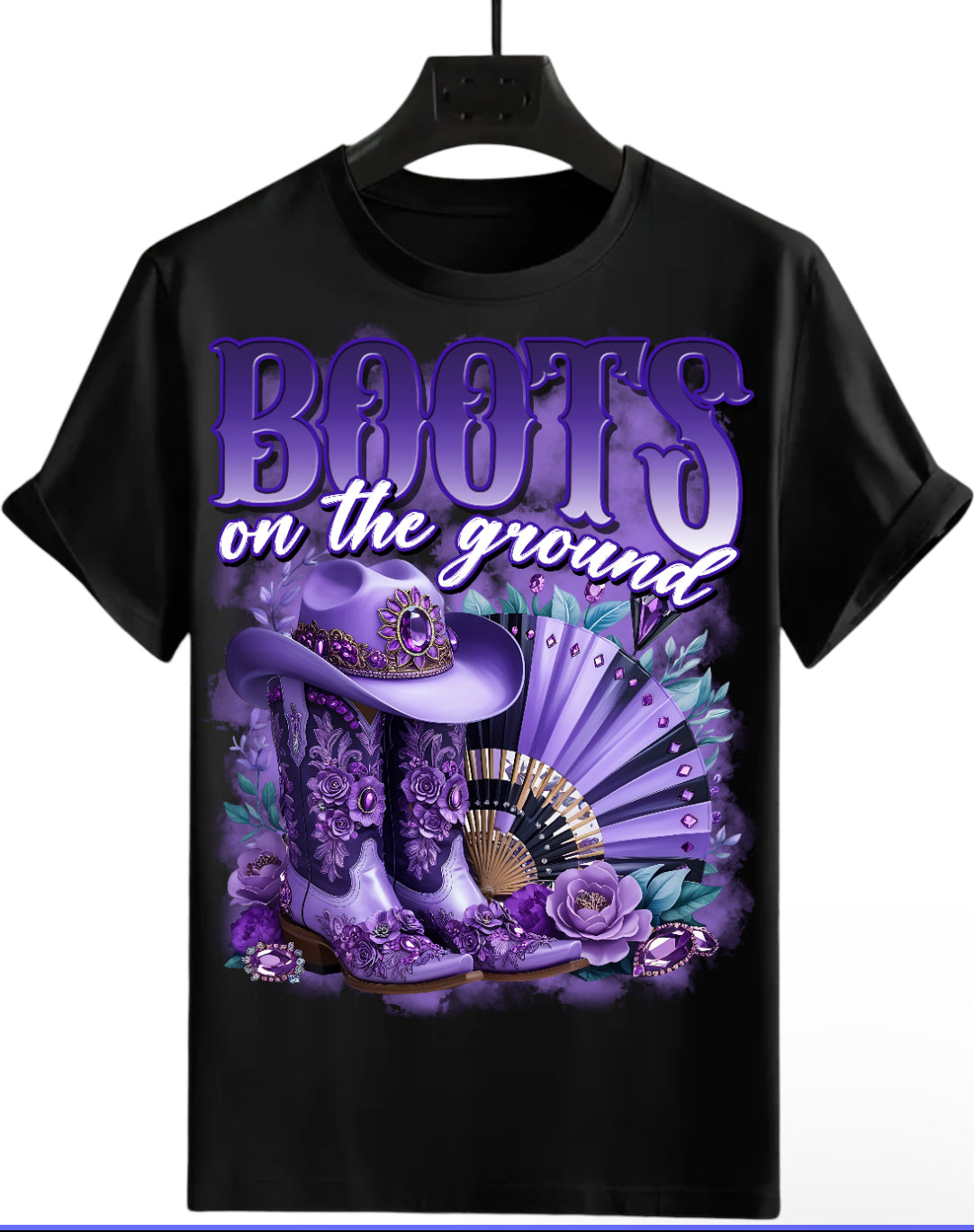 Custom Boots On The Ground Shirts