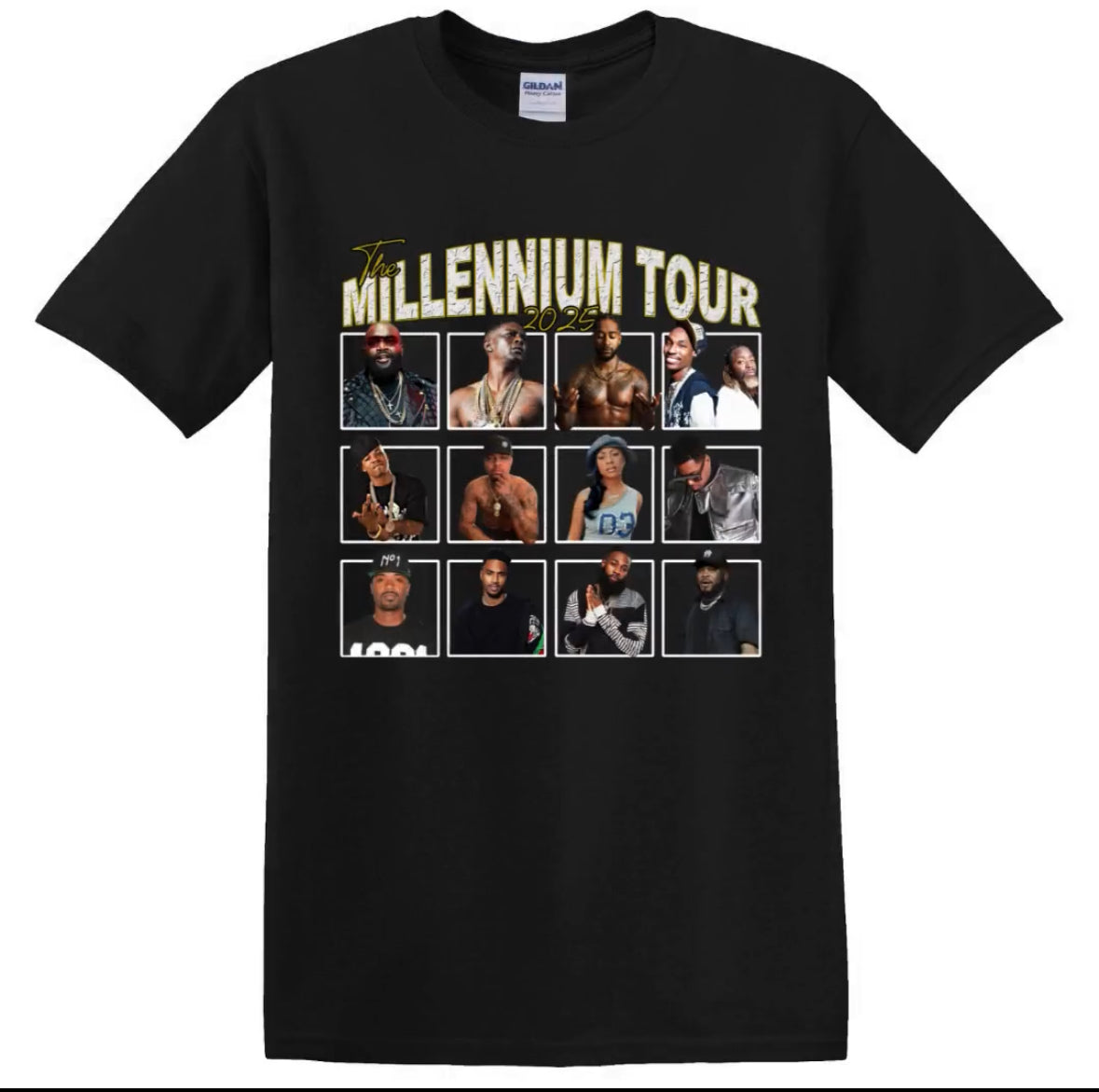 Millennium Tour Vintage Shirts