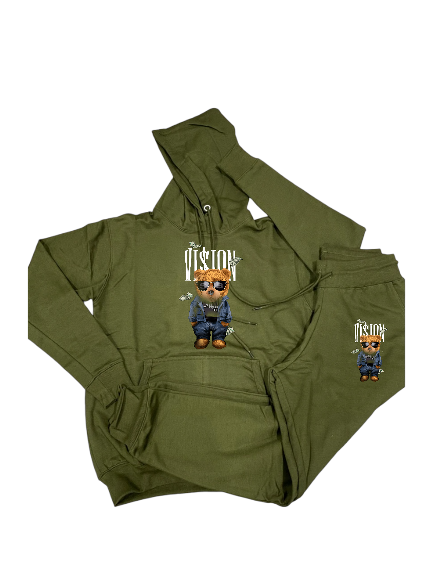 Vision Bear Hoodies Sets