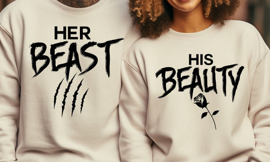 His Beauty / Her Beast Crewnecks