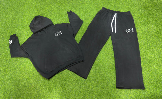 Adults Oversized Acid Washed GetPluggedIn Hoodies Sets