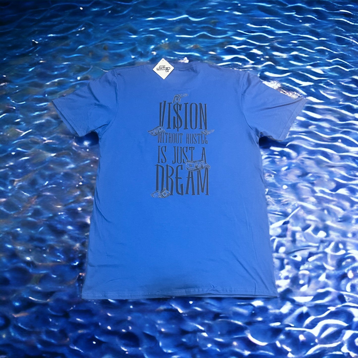 Vision Without A Hustle Is Just A Dream" Short Sleeve shirt