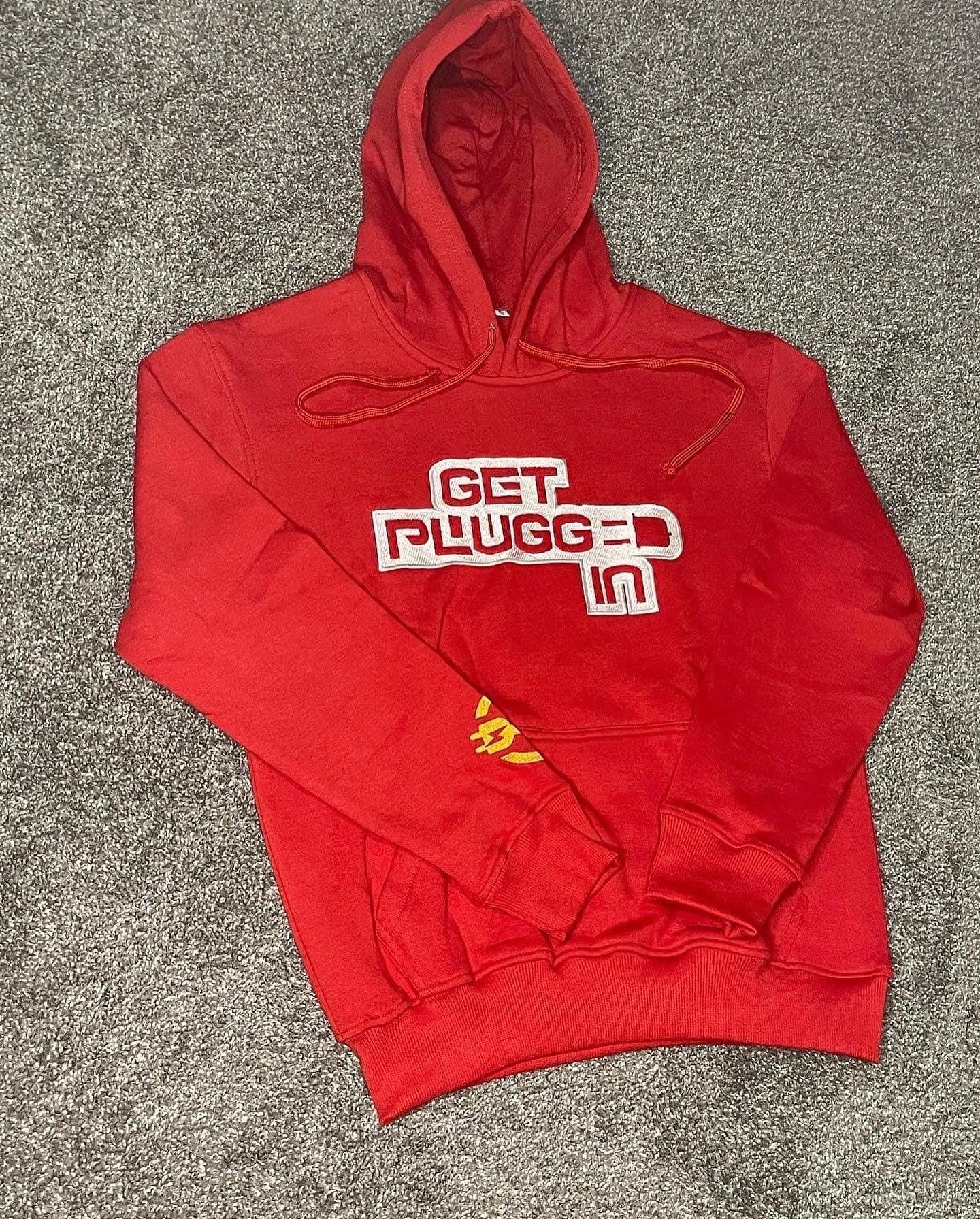 GetPluggedIn Embroidery Hoodies